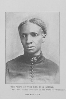 The wife of the Rev. N. G. Merry; The first colored preacher in the State of Tennessee, 1907. Creator: Unknown.