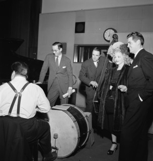 Portrait of Bob Haggart, Marion Hutton, and Gordon MacRae, New York, N.Y., 1946. Creator: William Paul Gottlieb.