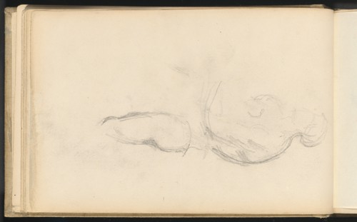 Study of the Allegorical Figure of Health in Rubens' "The Birth of Louis XIII", 1880/1883. Creator: Paul Cezanne.
