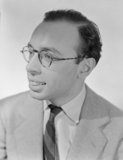 Portrait of Ahmet M. Ertegun, William P. Gottlieb's home, Arlington, Va.(?), 1930. Creator: William Paul Gottlieb.