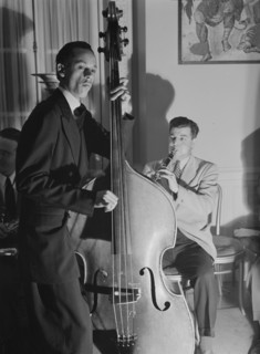 Portrait of Joe Marsala and Tommy Potter, Turkish Embassy, Washington, D.C., 1930. Creator: William Paul Gottlieb.