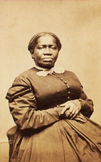 Centennarian dies suddenly. [Portrait of Emily Holmes of Bridgeport, Conn.], c1890-c1899. Creator: Buell & Seaver.