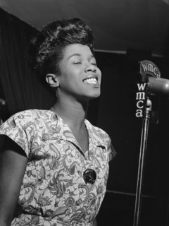 Portrait of Sarah Vaughan, Café Society (Downtown), New York, N.Y., ca. Sept. 1946. Creator: William Paul Gottlieb.