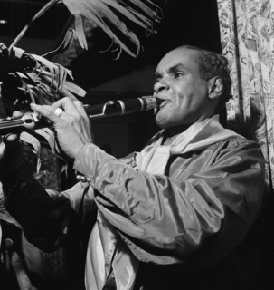 Portrait of Gregorio Delgado, Renaissance Ballroom, New York, N.Y., ca. July, 1947. Creator: William Paul Gottlieb.
