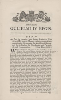 An act for carrying into further execution two acts of His present Majesty, relating to..., 1836. Creator: Unknown.