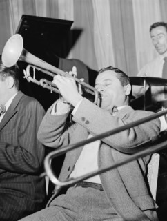 Portrait of Max Kaminsky and Dave Tough, Eddie Condon's, New York, N.Y., ca. Dec. 1946. Creator: William Paul Gottlieb.