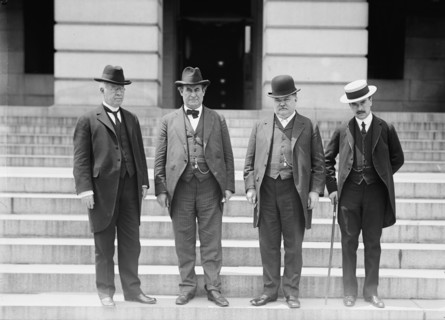 Pan American Congress, 5th at Santiago, Chile - U.S. Delegation: Joseph R. Lamar; W.J..., 1914. Creator: Harris & Ewing.