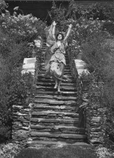 Scene from Sanctuary, A Bird Masque, by Percy MacKaye...Meriden Bird Club...New Hampshire, 1913. Creator: Arnold Genthe.