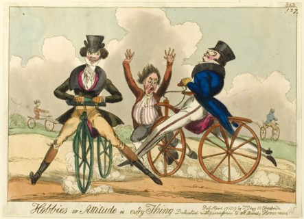 Hobbies or Attitude is Everything, Dedicated with permission to all Dandy.., pub. April 17, 1819. Creator: William Heath.