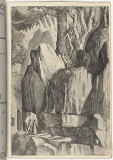 The Site of the Bed and Oratory of Saint Francis (Luogo del 'letto' e dell'oratorio di...)[plate R], Creator: Jacopo Ligozzi.
