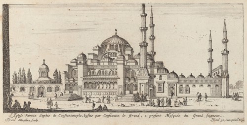 L'Eglise Saincte Sophie de Constantinople, bastie par Constantin le Grand; a present..., 1640-1660. Creator: Israel Silvestre.