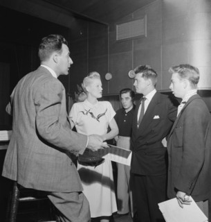 Portrait of Jerry Wald, Gordon MacRae, Mel Tormé, Marion Hutton...Saturday Teentimers Show, NY, 1947 Creator: William Paul Gottlieb.