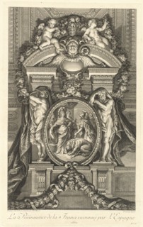 La Prééminence de la France reconnue par l'Espagne 1662 (The Preeminance..., [pl. 17], pub.1752