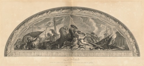 La Hollande Cintre du Salon de la Guerre sur L'Arcade qui donne entrée dans...) [pl. 39], published