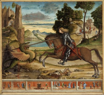 Saint George with Scenes from His Life, 1516. Creator: Carpaccio, Vittore (1460-1526).