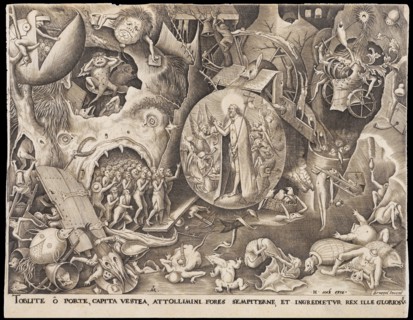 Descent of Christ into Limbo, ca 1561. Creator: Heyden, Pieter, van der (1538-1572).