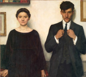 Pierre et Valentine, 1925. Creator: Devambez, André Victor Édouard (1867-1943).