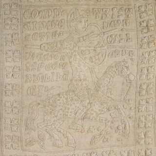 Guicciardini Quilt or Tristan and Isolde Quilt (Detail), Second Half of 14th cen.. Creator: Anonymous master.
