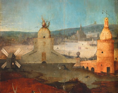 The Temptation of Saint Anthony (Triptych). Detail, c. 1500. Creator: Bosch, Hieronymus (c. 1450-1516).