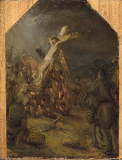 The Raising of the Cross, ca 1633-1645. Creator: Rembrandt van Rhijn (1606-1669).