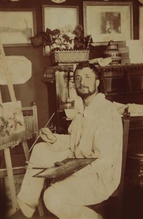 Portrait of André Devambez (1877-1944), 1900s-1910s. Creator: Anonymous.