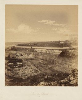 View of the Docks. From: Souvenir de la Guerre de Crimee, 1855. Creator: Méhédin, Léon-Eugène (1828-1905).