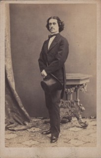 Portrait of the composer Josef Strauss (1827-1870). Creator: Schrank, Ludwig (1828-1905).