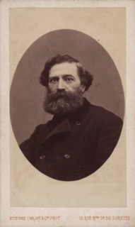 Portrait of the cellist and composer Alfredo Piatti (1822-1901) , ca 1860. Creator: Carjat, Étienne (1828-1906).