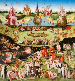 The Garden of Earthly Delights, c. 1500. Creator: Bosch, Hieronymus, (School)  .
