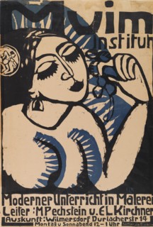Poster Muim Institut , 1911. Creator: Kirchner, Ernst Ludwig (1880-1938).