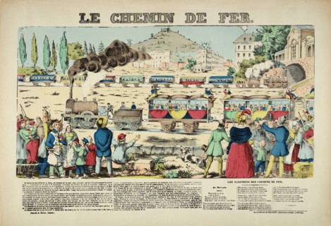 The railroad, 1838. Creator: Pellerin, Jean-Charles (1756-1836).