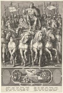 Triumph of the Emperor , End of 16th cen.. Creator: Stradanus (Straet, van der), Johannes (1523-1605).