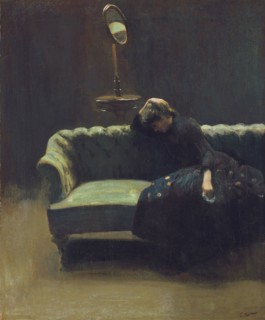 The Acting Manager or Rehearsal: The End of the Act, ca 1885-1886. Creator: Sickert, Walter Richard (1860-1942).