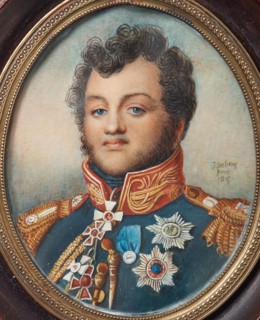 Prince Nikolai Grigoryevich Repnin-Volkonsky (1778-1845), 1815. Creator: Isabey, Jean-Baptiste (1767-1855).