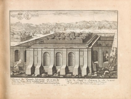 Solomon's Temple. From "Entwurff einer historischen Architektur", 1725. Creator: Fischer von Erlach, Johann Bernhard (1656-1723).