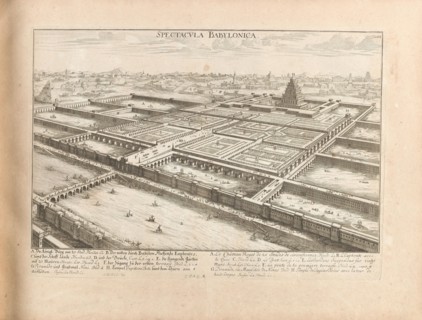 Ancient Babylon. From "Entwurff einer historischen Architektur", 1725. Creator: Fischer von Erlach, Johann Bernhard (1656-1723).