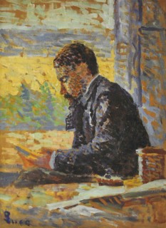Portrait of Georges Tardif (1864-1933), c. 1890. Creator: Luce, Maximilien (1858-1941).
