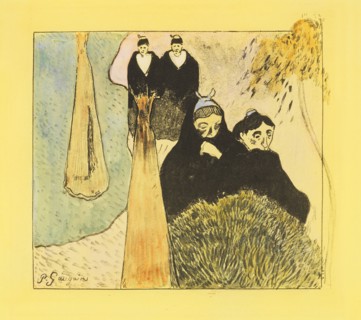 Les vieilles filles à Arles, 1889. Creator: Gauguin, Paul Eugéne Henri (1848-1903).