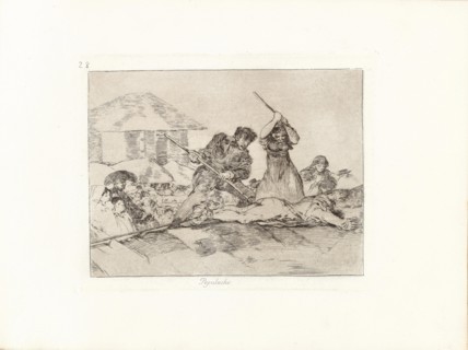 Los Desastres de la Guerra (The Disasters of War), Plate 28: Populacho (Rabble), 1810s. Creator: Goya, Francisco, de (1746-1828).
