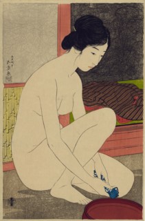 Woman after a bath, 1915. Creator: Hashiguchi, Goyo (1881-1921).