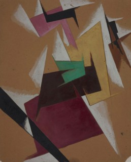 Composition, 1921. Creator: Popova, Lyubov Sergeyevna (1889-1924).