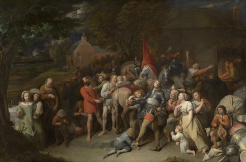 Plundering Soldiers , 1655-1660. Creator: Ryckaert (Rijckaert), David (1612-1661).