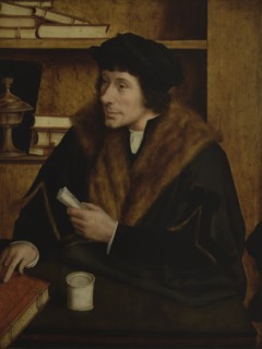 Portrait of Pieter Gillis (1486-1533), 1517. Creator: Massys, Quentin (1466-1530).