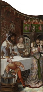 Altarpiece of the Joiners' Guild. The Beheading of Saint John the Baptist, 1511. Creator: Massys, Quentin (1466-1530).