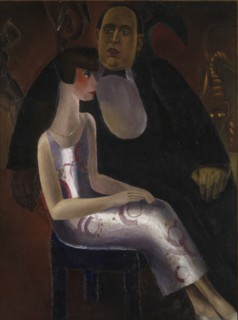 Paul-Gustave van Hecke and his Wife Norine De Schrijver, 1923. Creator: Van den Berghe, Frits (1883-1939).