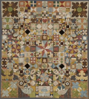 The Silk Patchwork Coverlet, 1718. Creator: Anonymous master.