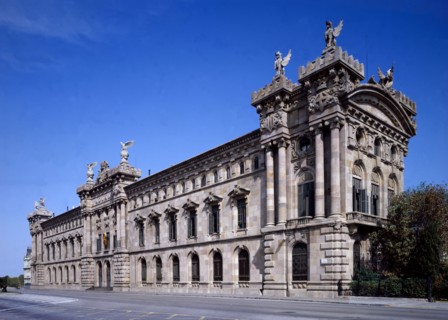 Customs palace, the work of the architects Enrique Sagnier and P. García Fária (1896-1902). Creator: Enrique Sagnier y P. García Fária (1896-1902).