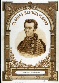 Carrera Verdugo, José Miguel (1785 - 1821), Chilean military and politician, 18th-19th century. Creator: Unknown.