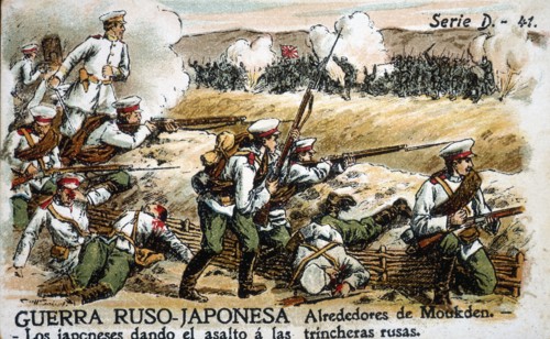 Russian-Japanese War (1904 - 1905): Battle of Mukden in February 1905.  Creator: Mestres, Apeles (1854 - 1936).