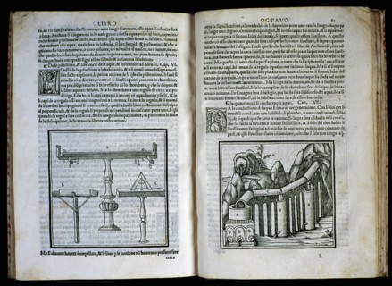 Pages of 'Architecture traducto di latino in vulgare dal vero exemplare' by M. Vitrubio Polion, 1524 Creator: Vitrubio Polion, Marc (75 bC - 10 bC.).
